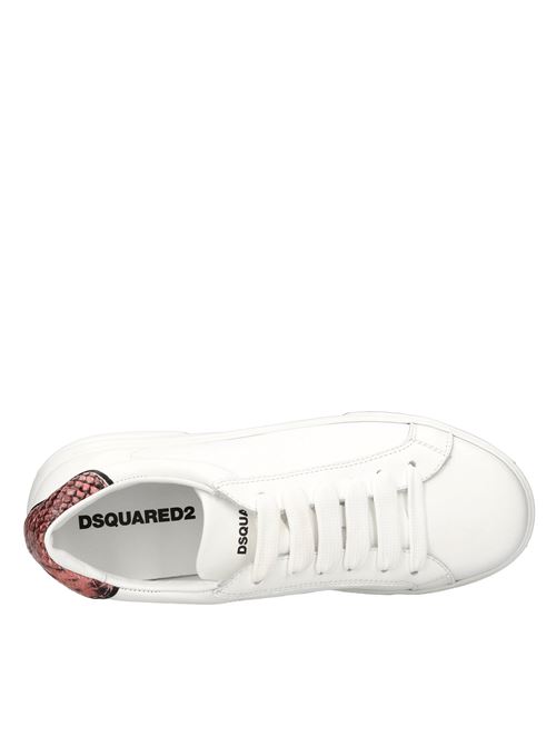 Sneakers in pelle DSQUARED2 | SNW0146 01504357 M552BIANCO-PIT.